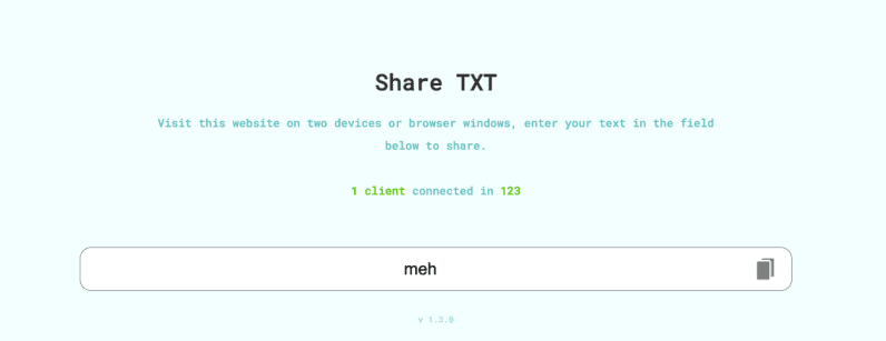 How to share text and links across your devices via your browser