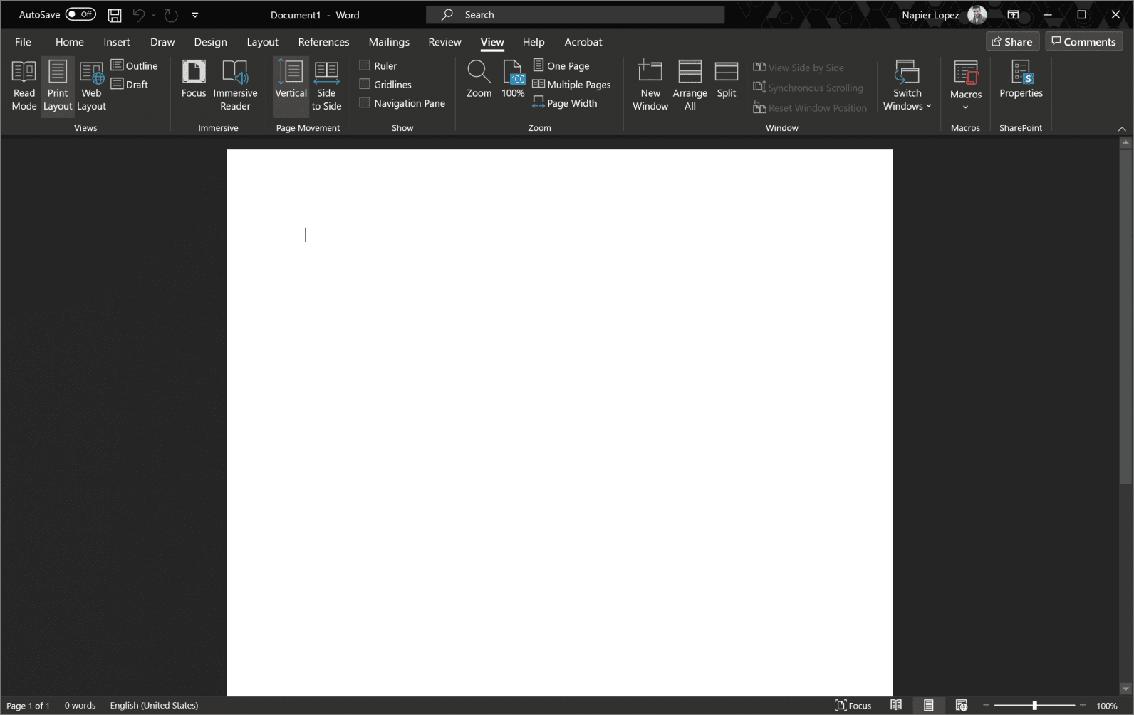 Microsoft Word is testing an even darker dark mode