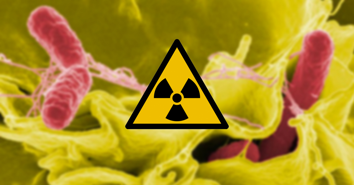 Do space microbes like radioactive waste?