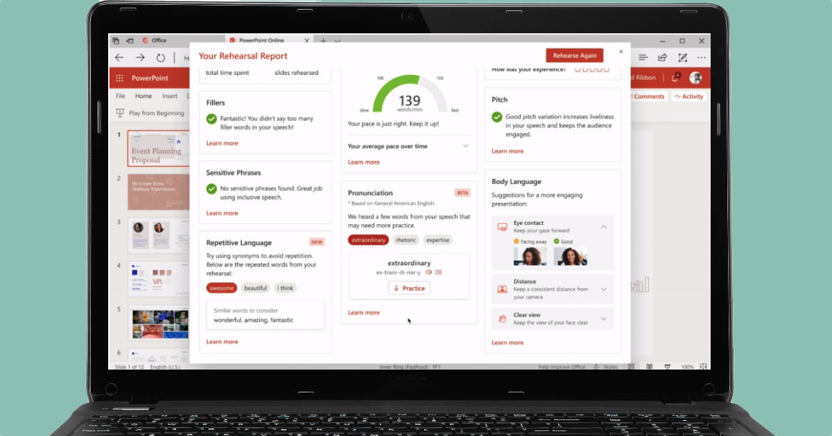 Microsoft PowerPoint’s AI-powered coach will hone your presentation skills everywhere