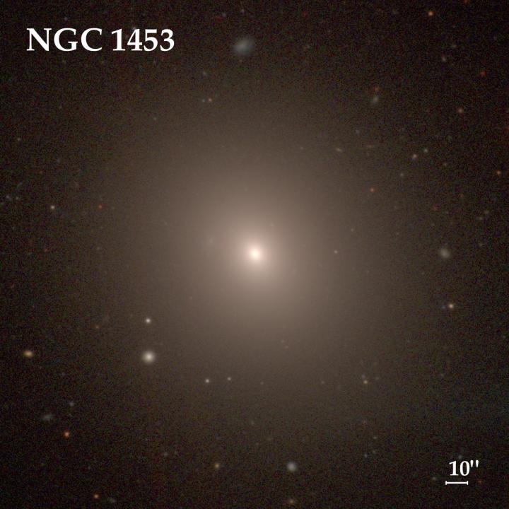 The elliptical galaxy NGC 1453 was one of 63 galaxies examined in this new study.
