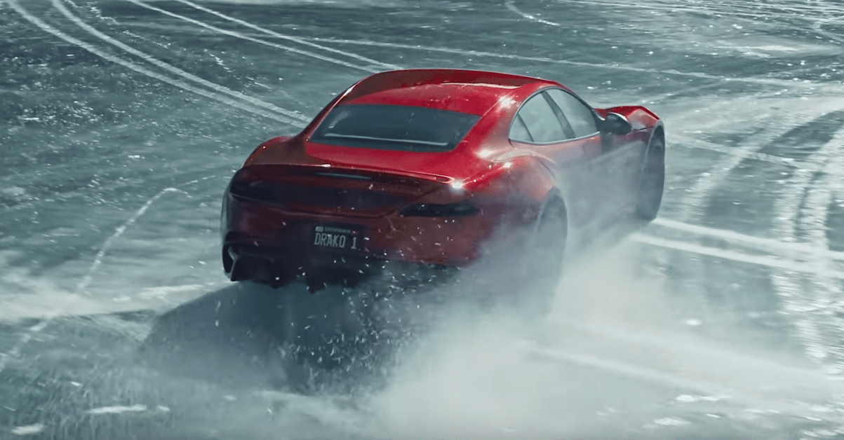 Watch this $1.2M supercar EV drift on ice like a ballerina