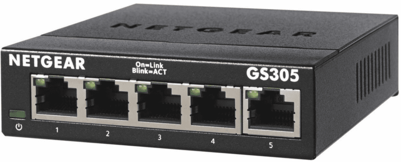 netgear gs305 network switch run out of ethernet ports