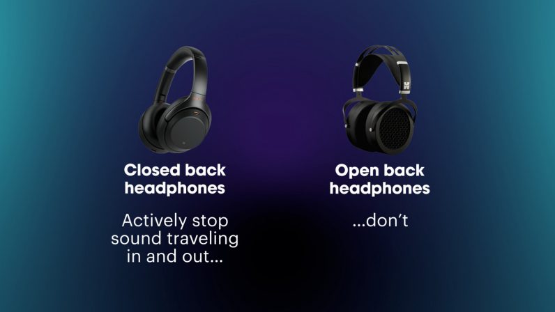 what's the difference between closed-back and open-back headphones