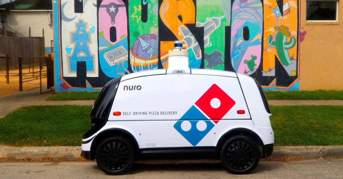 Houston, we have pizza: Domino’s and Nuro run self-driving delivery robots
