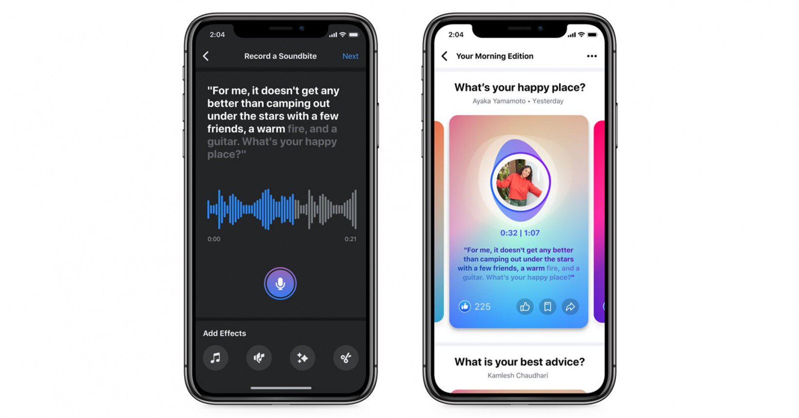 Facebook is about to put voice clips and podcasts in your News Feed