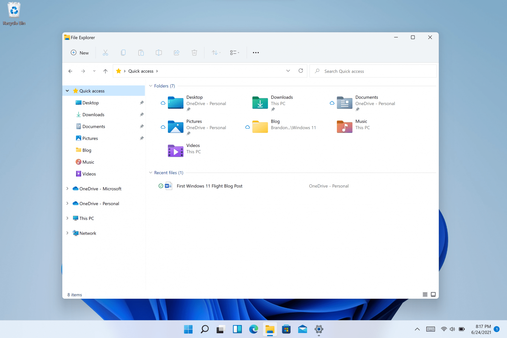 Windows 11's new File Explorer
