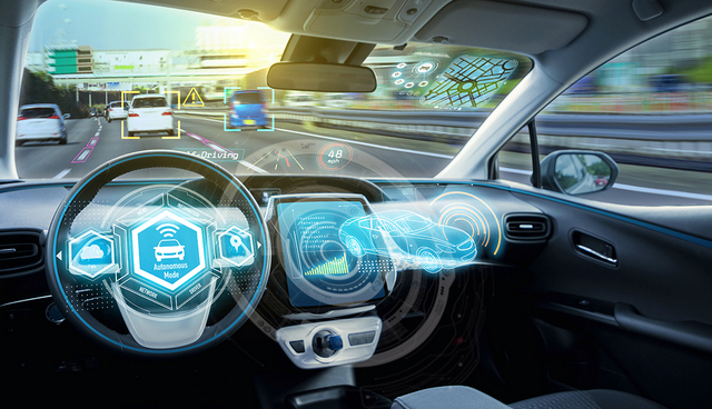 car, self-driving, future, electric, autonomous