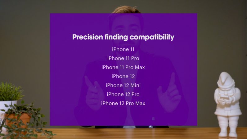 apple devices precision finding works with