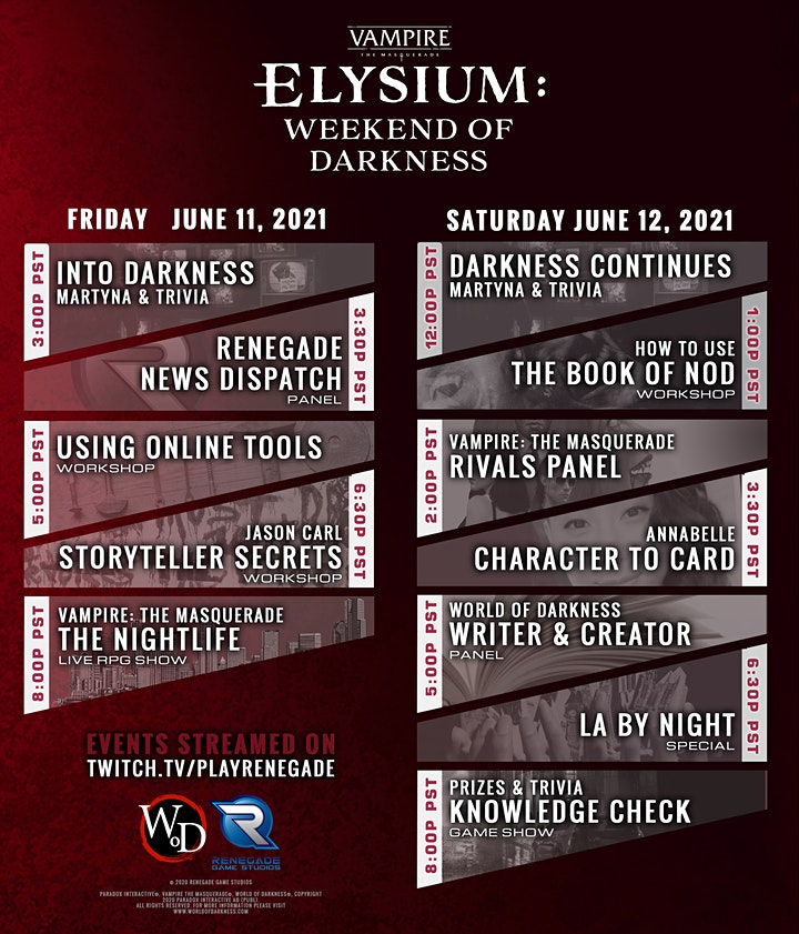 An event listing for Elysium Con