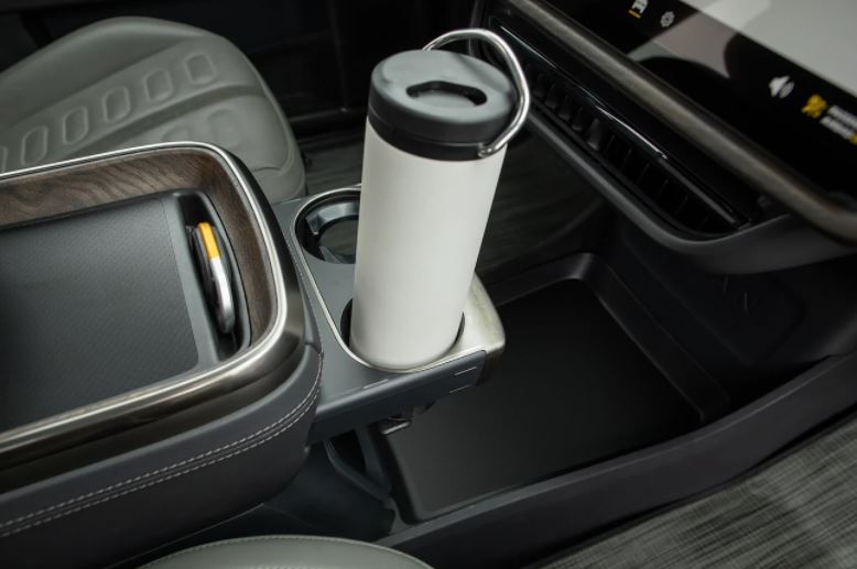 The Rivian R1T has loads of storage space