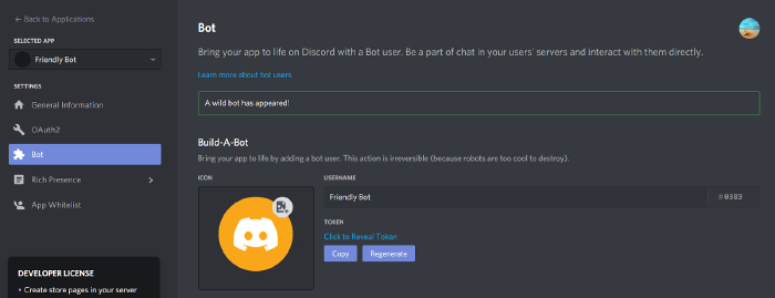 Discord register bot