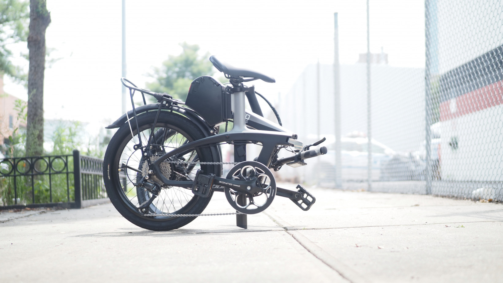 A carbon fiber folding ebike for weight weenies