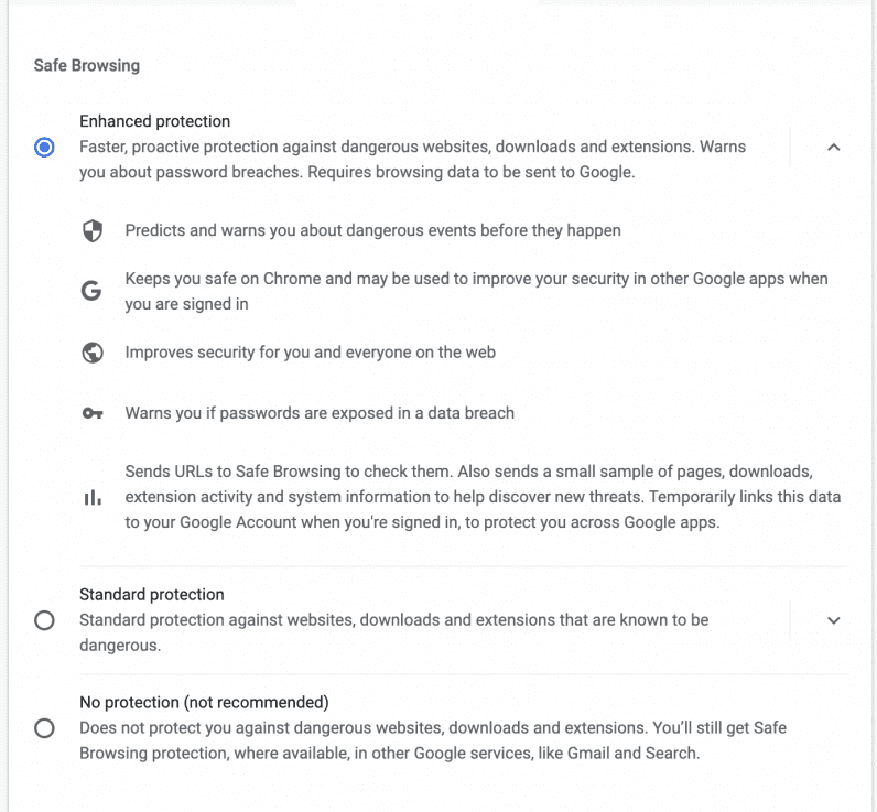 mac detect safe browsing