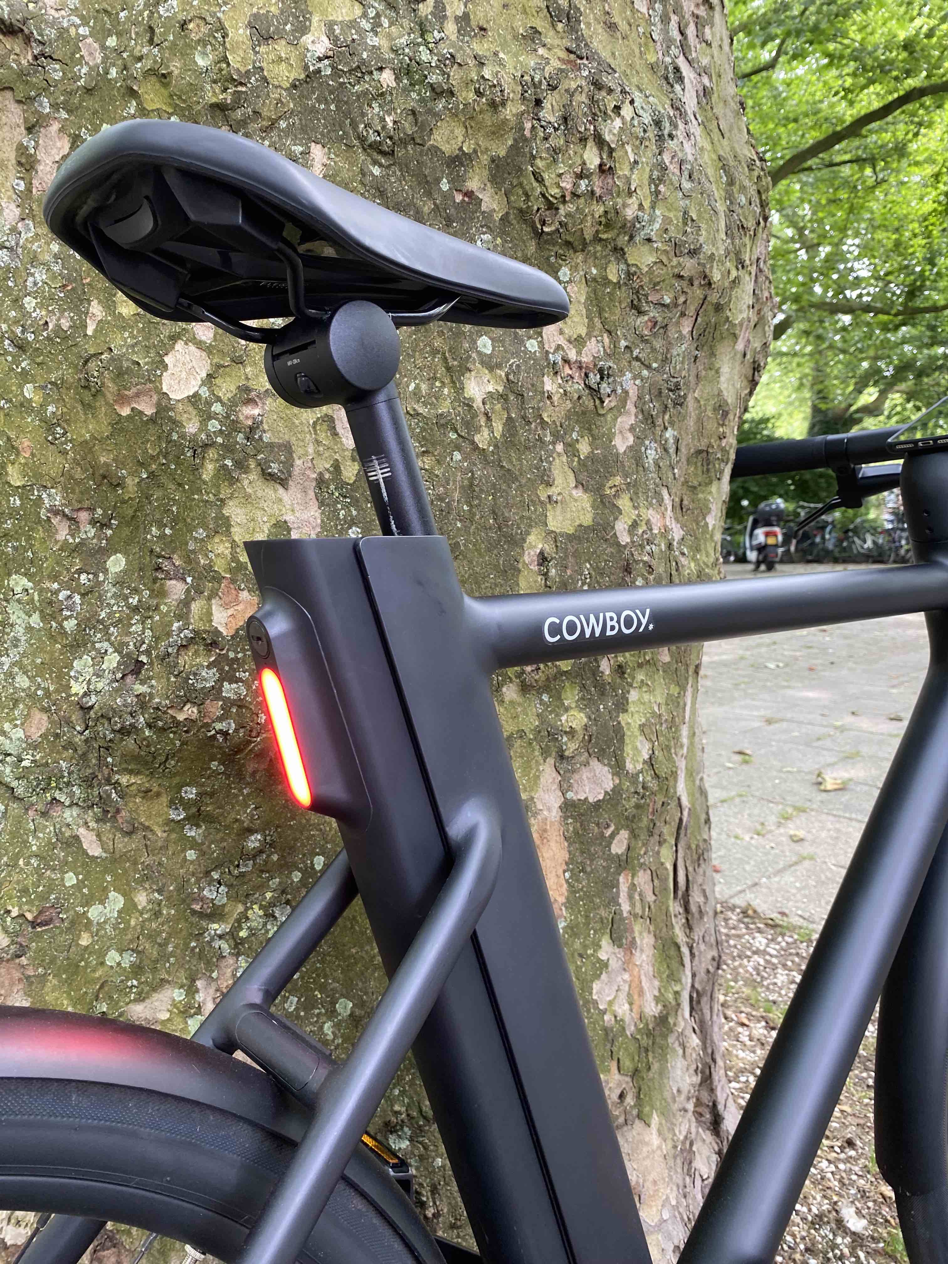 battery location on the cowboy ebike