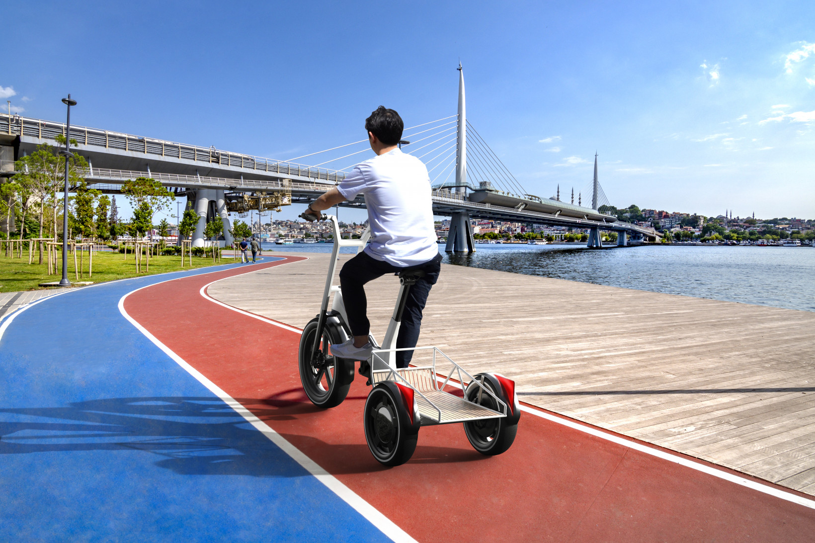 The BMW Dynamic Cargo ebike.