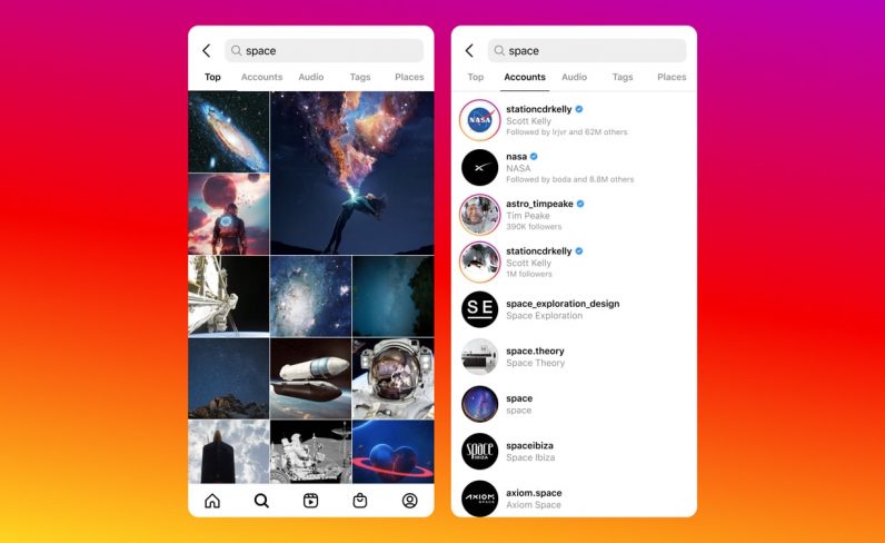 Instagram is working on a new version of search that will show content results