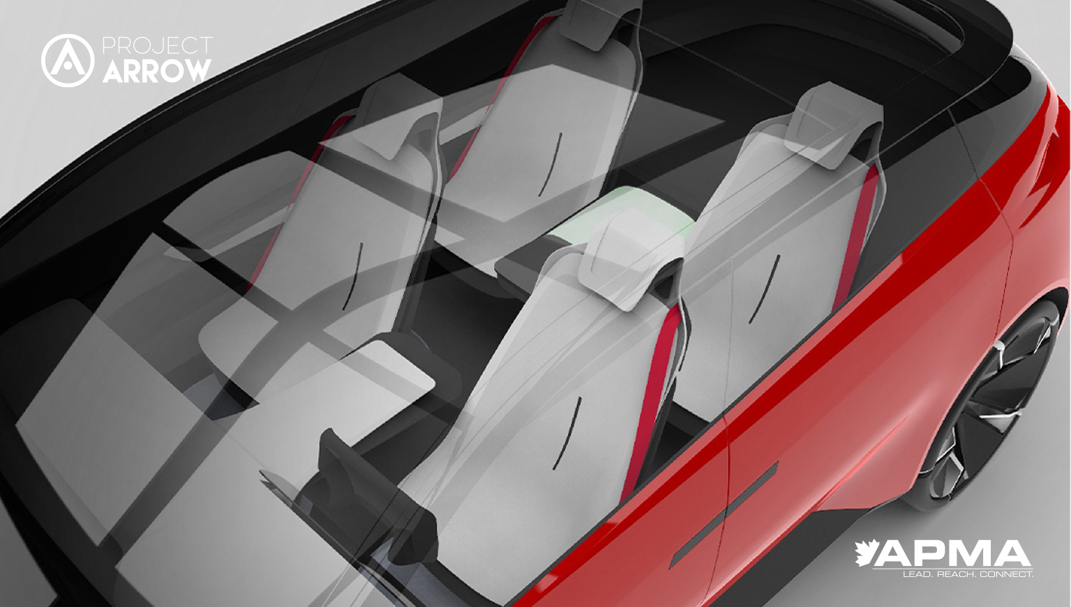 Vista interior del concept car Project Arrow 