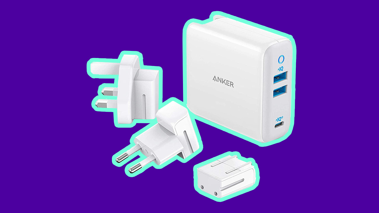 Anker USB C charger, 65W PIQ 3.0 and GaN Type-C charger with one 45W PD port, 65W PowerPort III 3-port charger