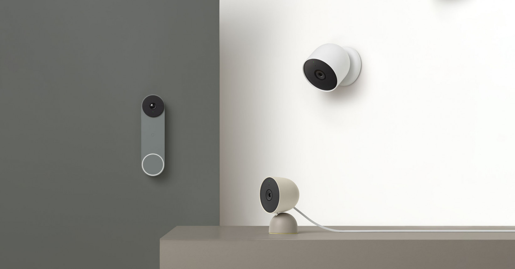 Google Nest Doorbell, Nest Cam Indoor, and Nest Cam (battery)
