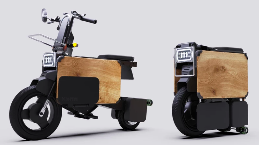 Icoma foldable electric motorbike