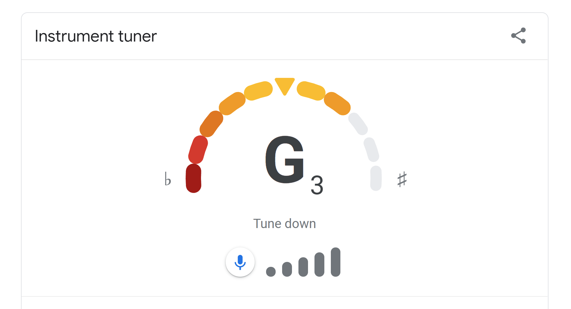 You can now tune your guitar right on Google Search