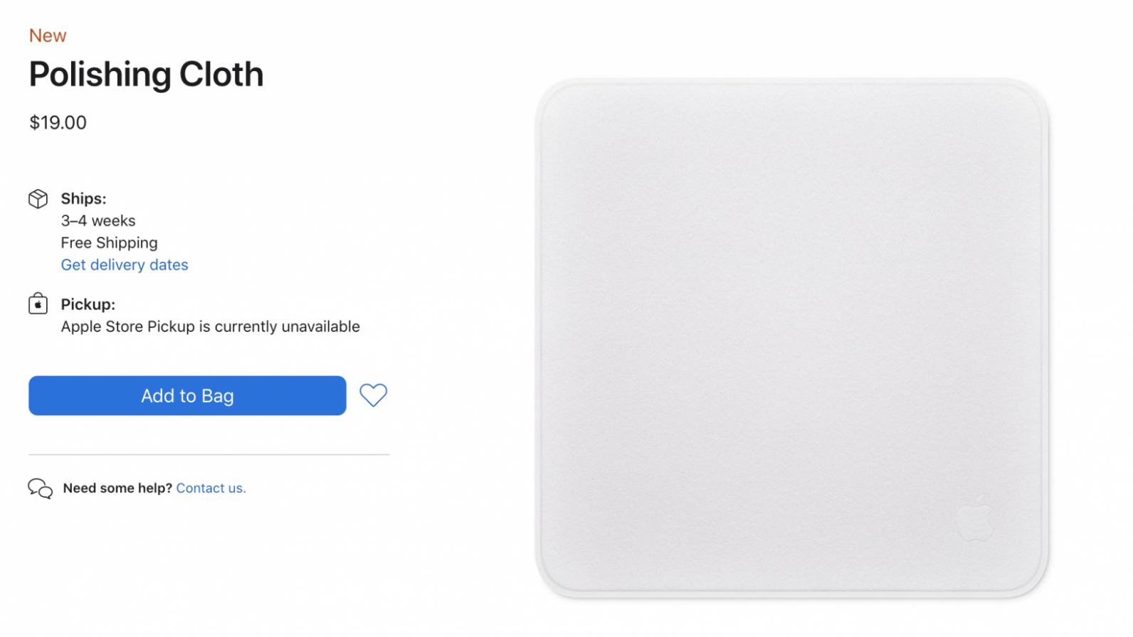 The breakout star of Apple’s MacBook Pro event is a 19 cleaning cloth