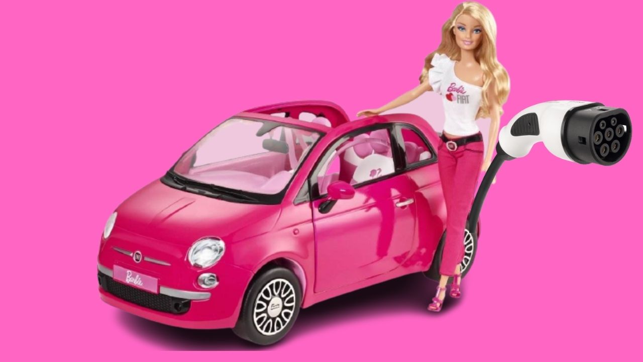 Duwen Benadrukken tarief Barbie's gone electric! The doll's life-size EV is marketing Mattel's  sustainability