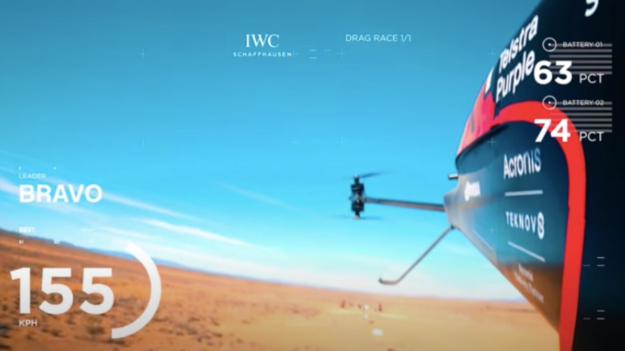 Watch: First-ever drag race between flying cars