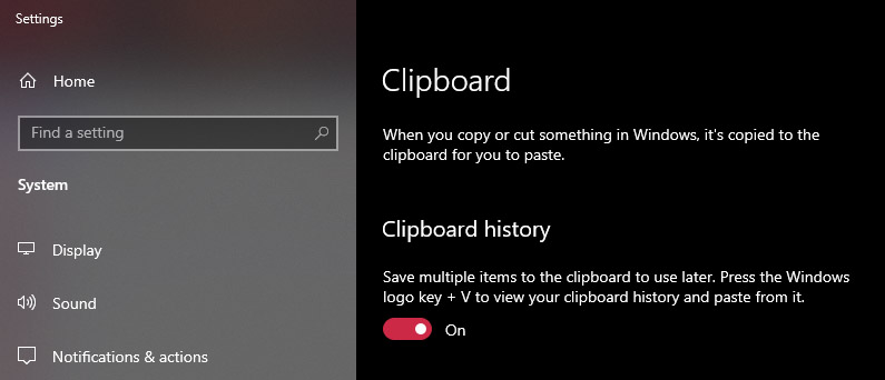 Enable Clipboard history so you can copy and paste multiple items easily