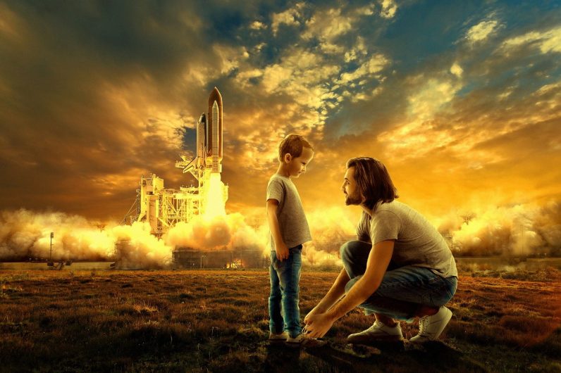 La exploración espacial beneficia a la Tierra en su potencial para cambiar para siempre el espíritu de la raza humana para siempre. Crédito de la imagen: Ajay kumar Singh / Pixabay