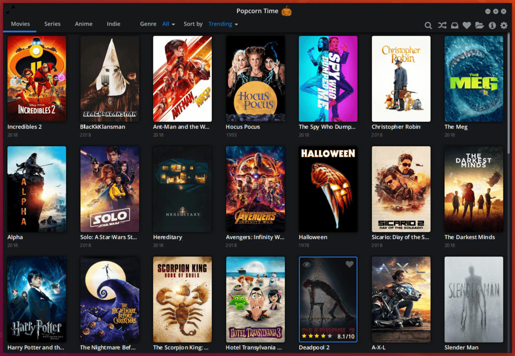Popcorn Time's (illegal) catalogue brought shame to rival platforms