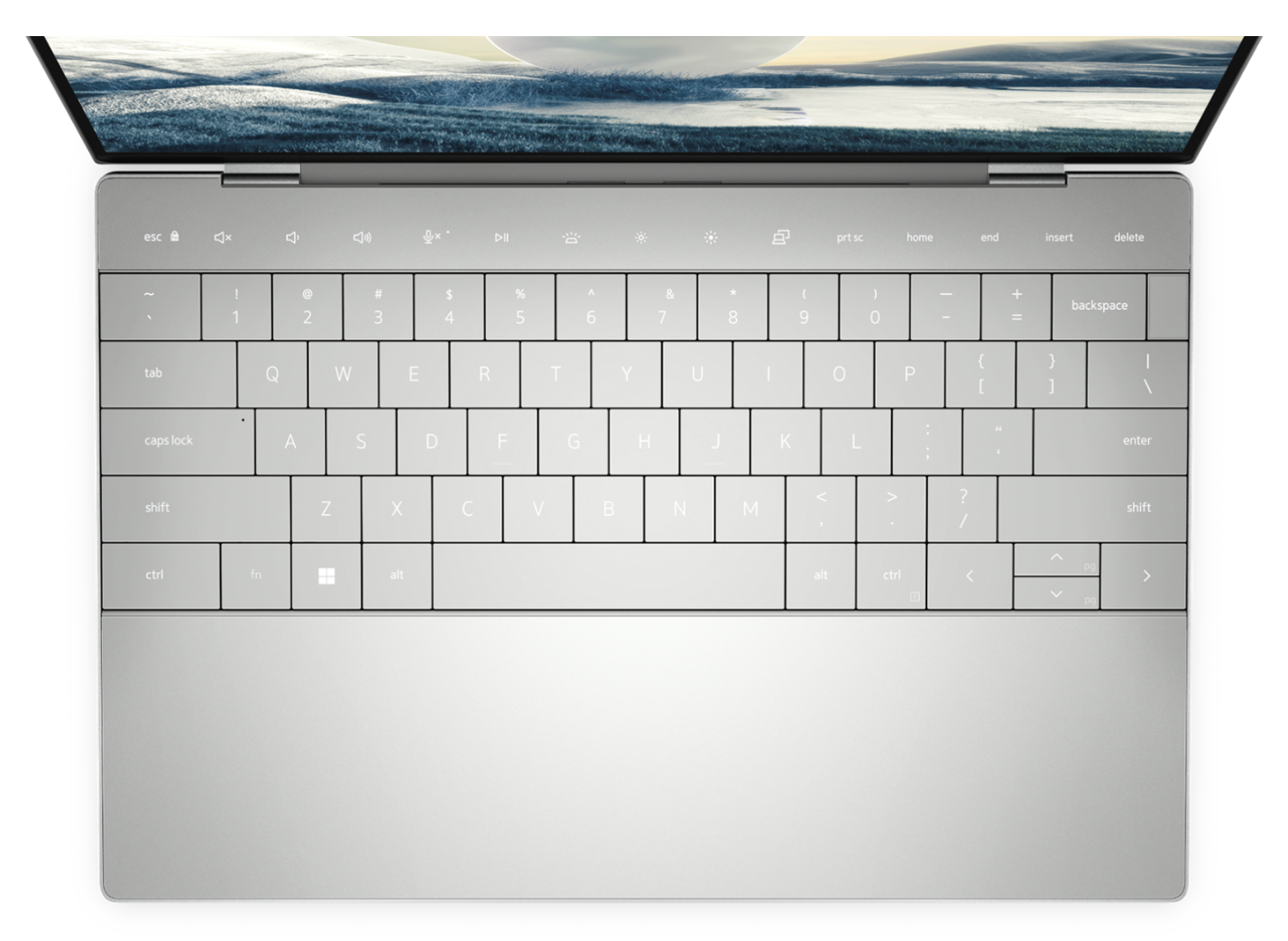 XPS 13 Plus Keyboard view