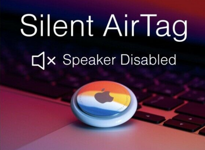 Speaker disabled AirTag from eBay listing