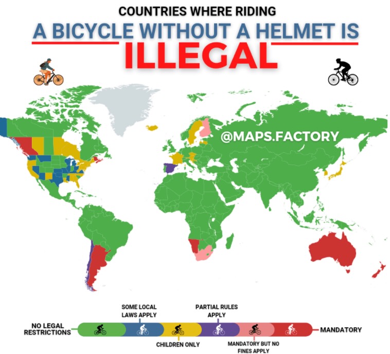 laws bike helmet 