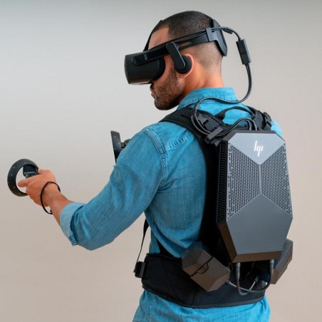 HP's VR backpack doesn't look pretty or convenient. 