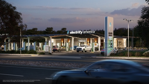 Electrify America new charging station