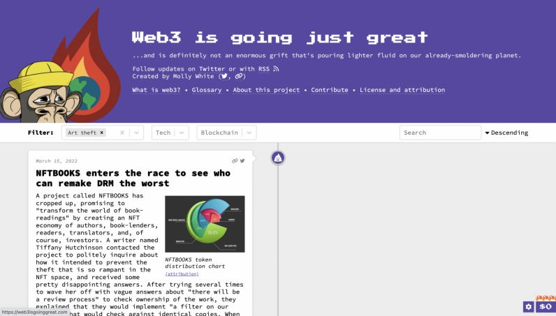 Web3 is not doing that great.