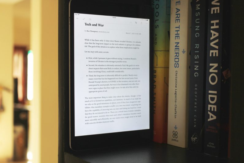 The refurbished iPad is the perfect ereader for me.
