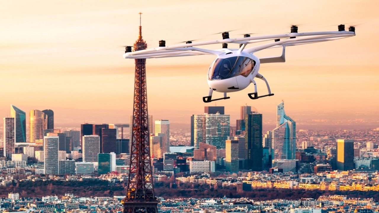 Watch Volocopter’s full-size prototype air taxi take its very first flight
