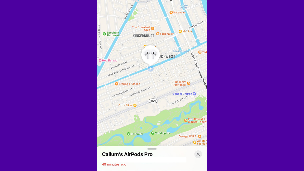 airpods pro lost find my