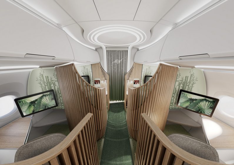 aircraft design in luxury surrounds
