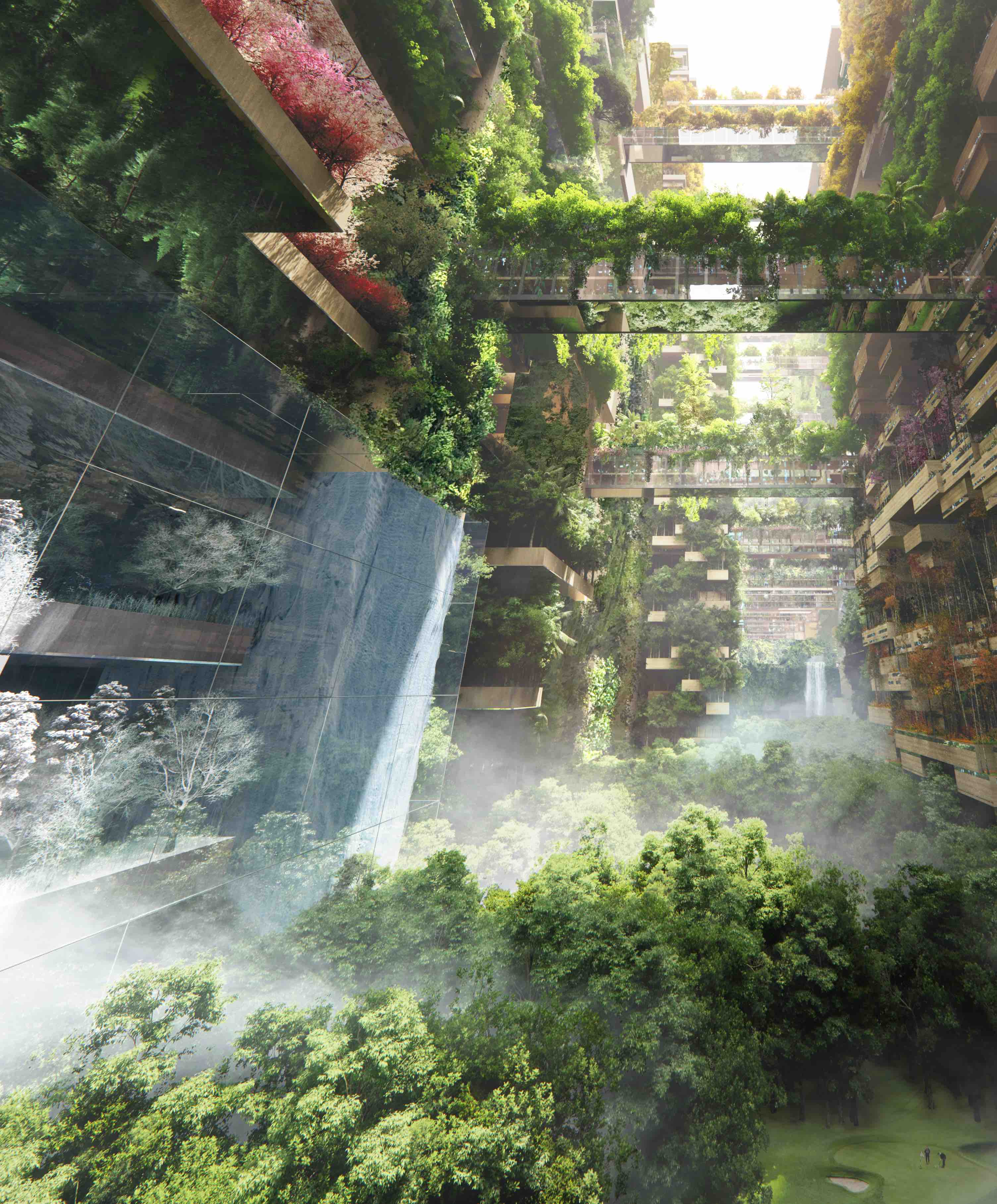 The "vertical garden city" will mean you're always only two minutes from nature.