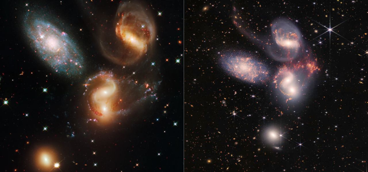 James Webb vs Hubble 