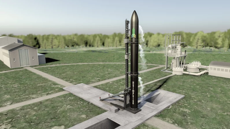 lanzacohetes de tecnología espacial