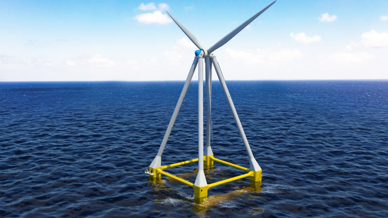 Eolink offshore floating wind turbine 