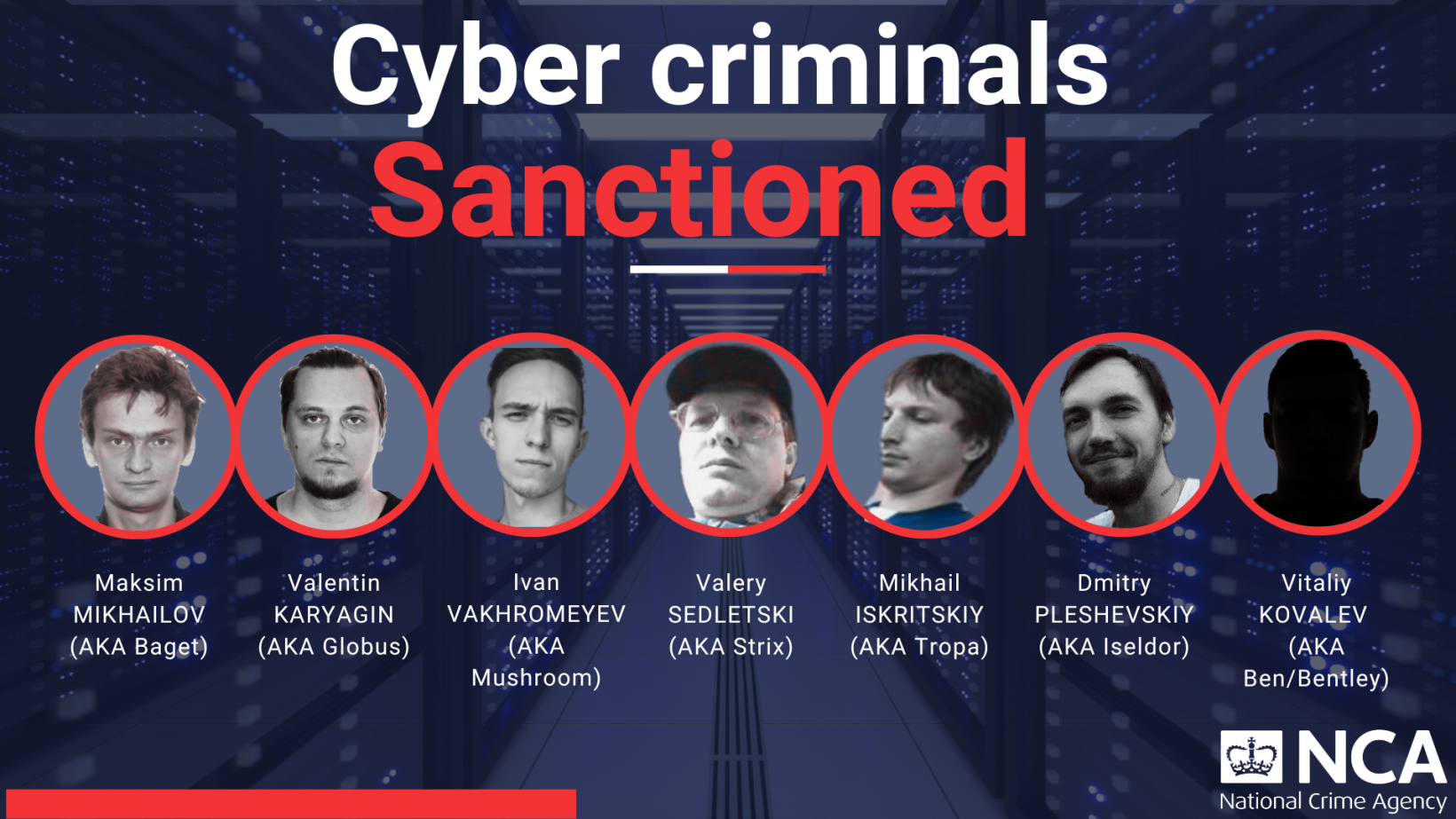 Reino Unido y Estados Unidos sancionan a siete ciberdelincuentes rusos 