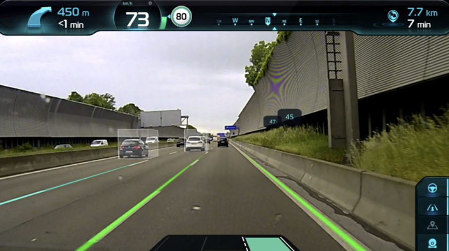Munich-based car company Apostera wants to remove this disconnect between the real world and the infotainment system by transforming a vehicle's windshield into a mixed reality screen.