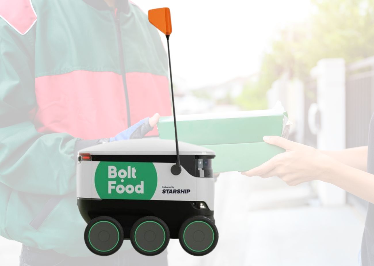 Mobility giant Bolt adopts self-driving Starship robots for food delivery