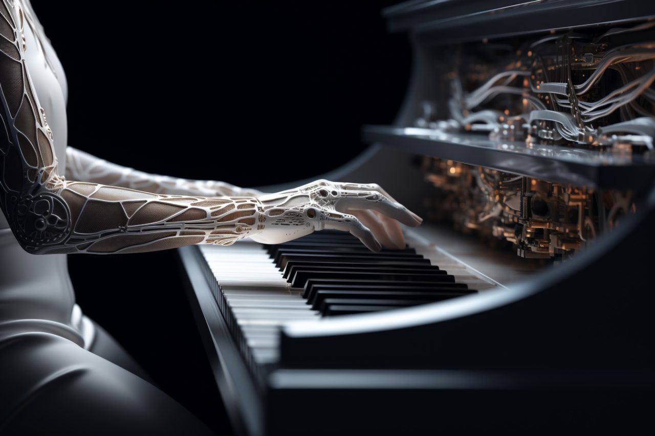 Composition co-written by AI performed by choir and published as sheet music